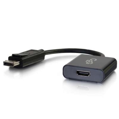 4K DisplayPort Male to HDMI Female Active Adapter Converter Black